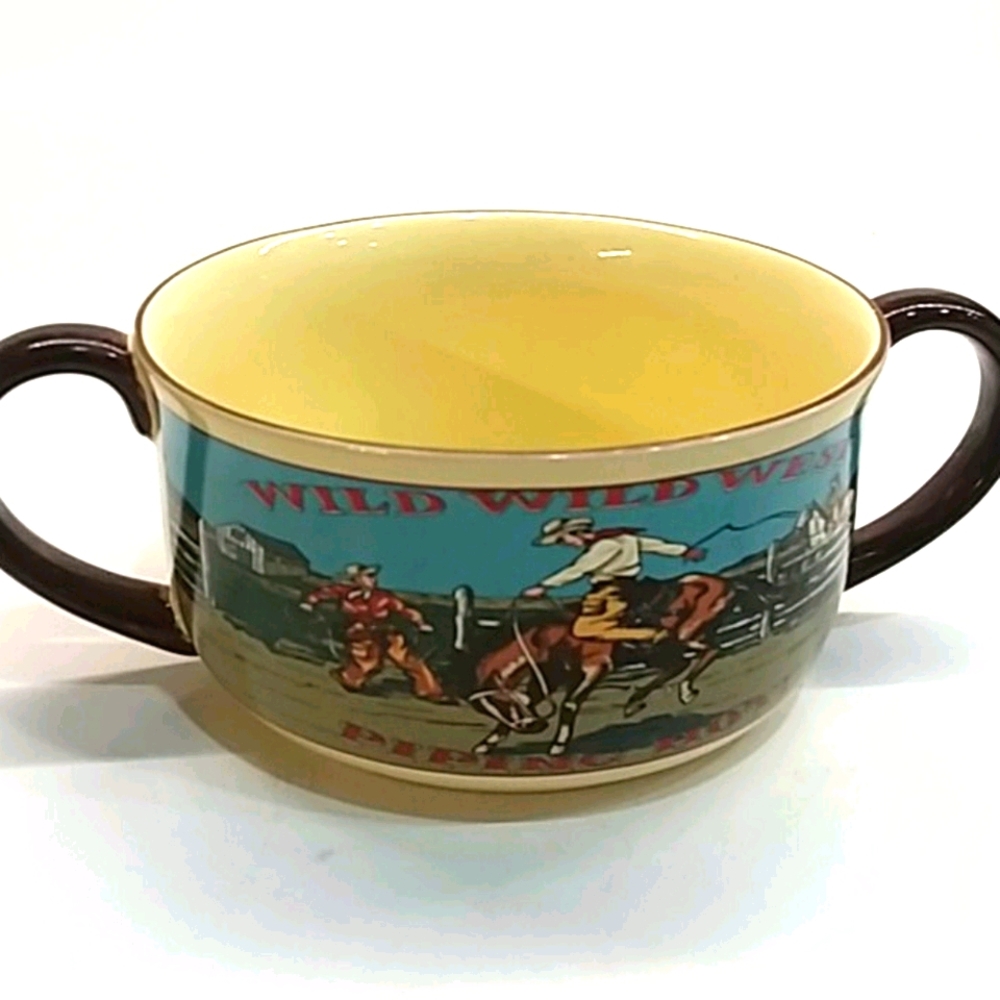 Vintage Wild Wild West Piping Hot Russ bowl/mug